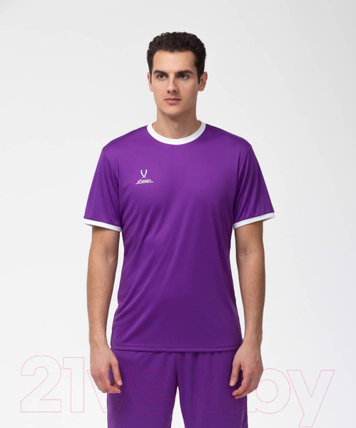 Изображение товара Футболка игровая футбольная Jogel Camp Origin Jersey / JFT-1020 (S, фиолетовый/белый)