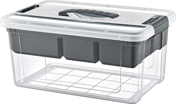 Изображение товара Органайзер для хранения Эльфпласт Stormax Универсальный со вставкой / ЕР637 (10л)
