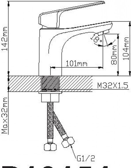 Изображение товара Смеситель Wisent WP10154
