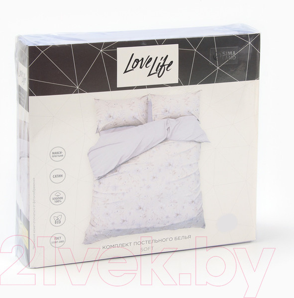 Изображение товара Комплект постельного белья Love Life Soft Евро / 10416724