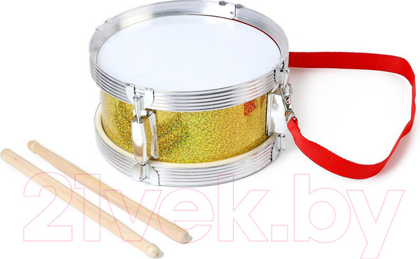 Изображение товара Музыкальная игрушка Sima-Land Барабан. Музыкант. С деревянными палочками 9823Z1 / 5354651