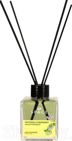Изображение товара Аромадиффузор AirSpace Square Пачули и Бергамот 122872 (100мл)