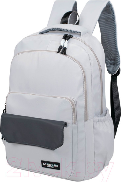 Изображение товара Школьный рюкзак Merlin M37121 (светло-серый)