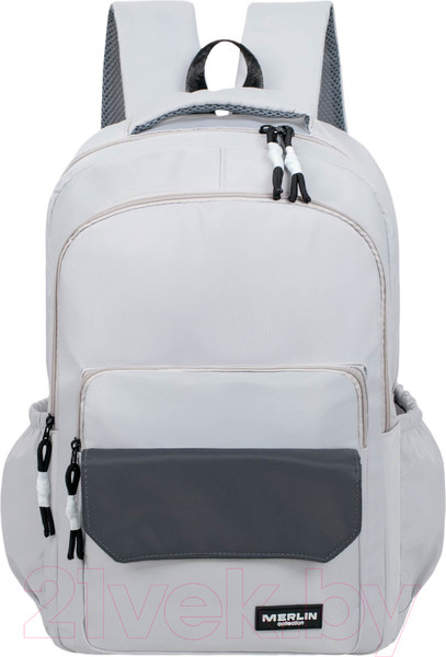 Изображение товара Школьный рюкзак Merlin M37121 (светло-серый)
