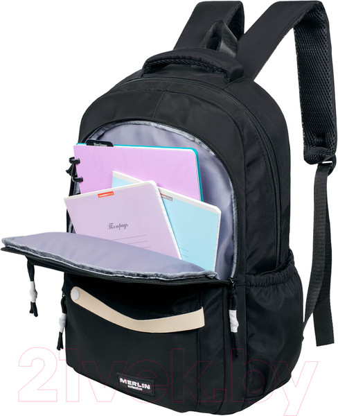 Изображение товара Школьный рюкзак Merlin M37163 (черный)