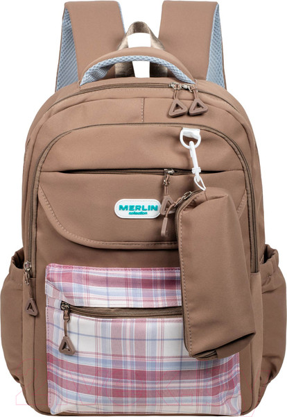 Изображение товара Школьный рюкзак Merlin M16141 (бежевый)