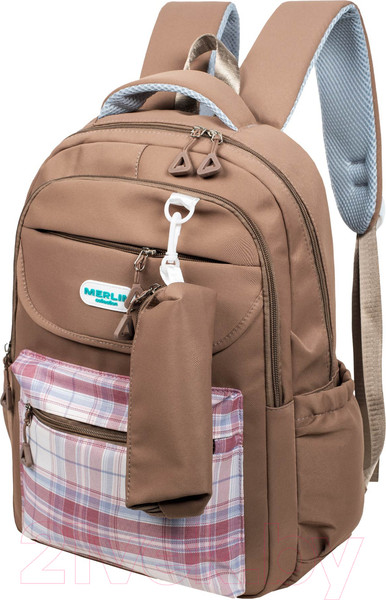 Изображение товара Школьный рюкзак Merlin M16141 (бежевый)