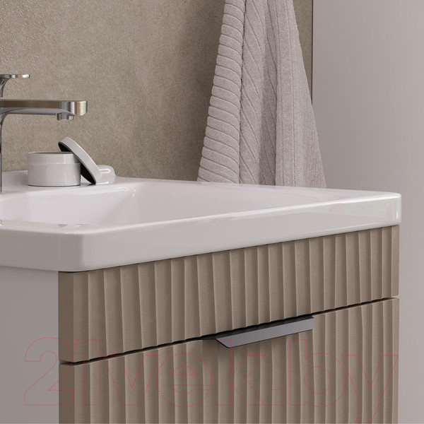 Изображение товара Тумба под умывальник Volna Lotty 80.2Y Миранда (латте, напольная)