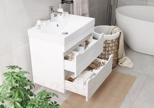 Изображение товара Тумба под умывальник Volna Lake 80.2Y 9696 (подвесная)