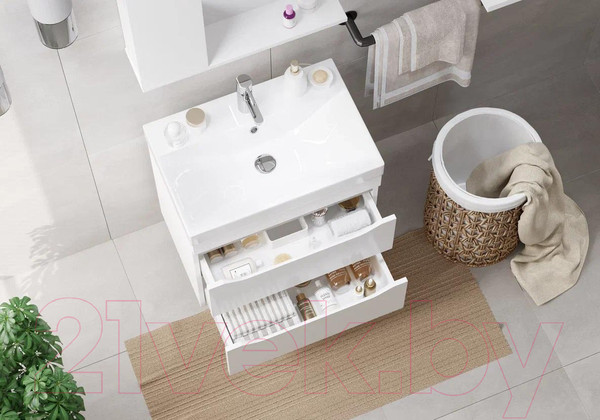 Изображение товара Тумба под умывальник Volna Lake 80.2Y 9696 (подвесная)