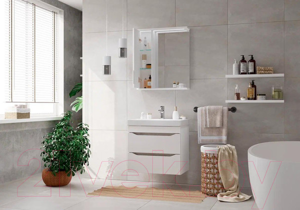 Изображение товара Тумба под умывальник Volna Lake 80.2Y 9696 (подвесная)