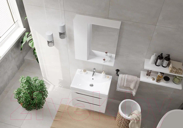 Изображение товара Тумба под умывальник Volna Lake 80.2Y 9696 (подвесная)