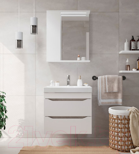 Изображение товара Тумба под умывальник Volna Lake 80.2Y 9696 (подвесная)