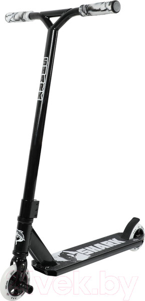 Изображение товара Самокат трюковый Ateox Shark 2024 NEW 100 mm AL HIC / SHARK-BW (3.5кг, черный/белый)