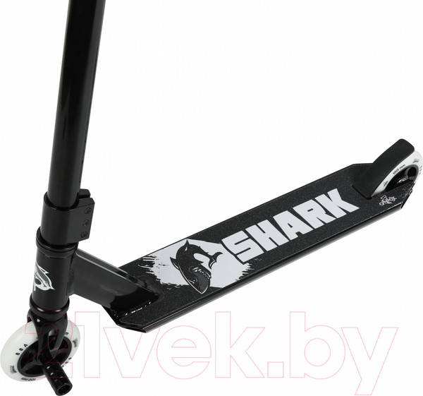 Изображение товара Самокат трюковый Ateox Shark 2024 NEW 100 mm AL HIC / SHARK-BW (3.5кг, черный/белый)