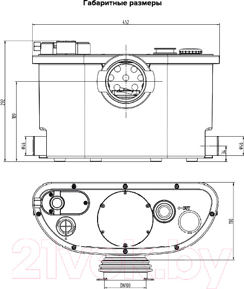 Изображение товара Канализационная установка Ватермакс Сантуал-100