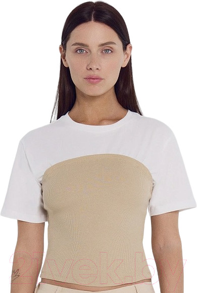 Изображение товара Футболка Mark Formelle 112974 (р.164/170-92-98, белый/ирландский крем)