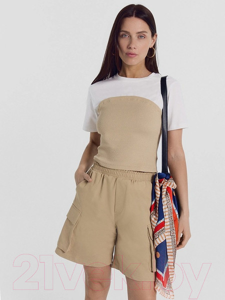 Изображение товара Футболка Mark Formelle 112974 (р.164/170-92-98, белый/ирландский крем)