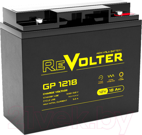Изображение товара Аккумуляторная батарея ReVolter GP 1218