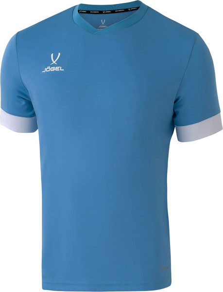 Изображение товара Футболка игровая футбольная Jogel Division PerFormDRY Union Jersey (M, голубой/белый/белый)