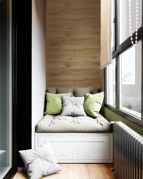 Изображение товара Строительная плита Quick Deck ЛВДСПШ 2420x596x12мм (дуб Флагстафф)