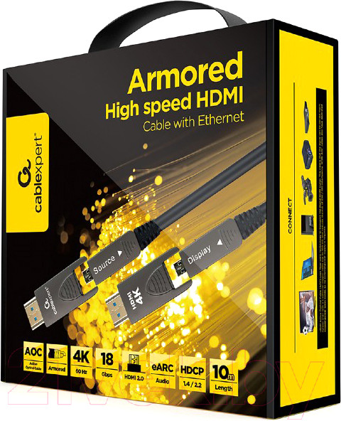 Изображение товара Кабель Cablexpert CCAP-HDMIDD-AOC-10M