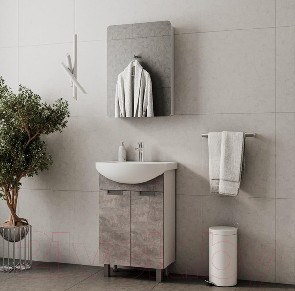 Изображение товара Тумба под умывальник Volna Vario Z.50.2D Рива (напольная)