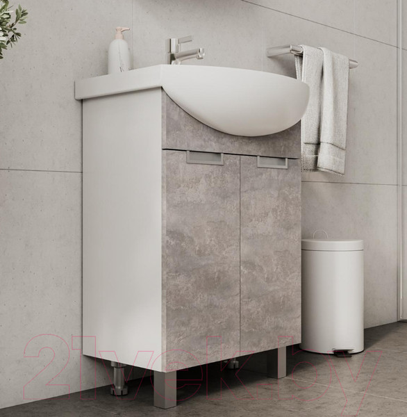 Изображение товара Тумба под умывальник Volna Vario Z.50.2D Рива (напольная)