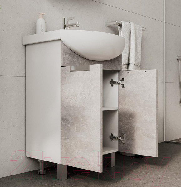 Изображение товара Тумба под умывальник Volna Vario Z.50.2D Рива (напольная)