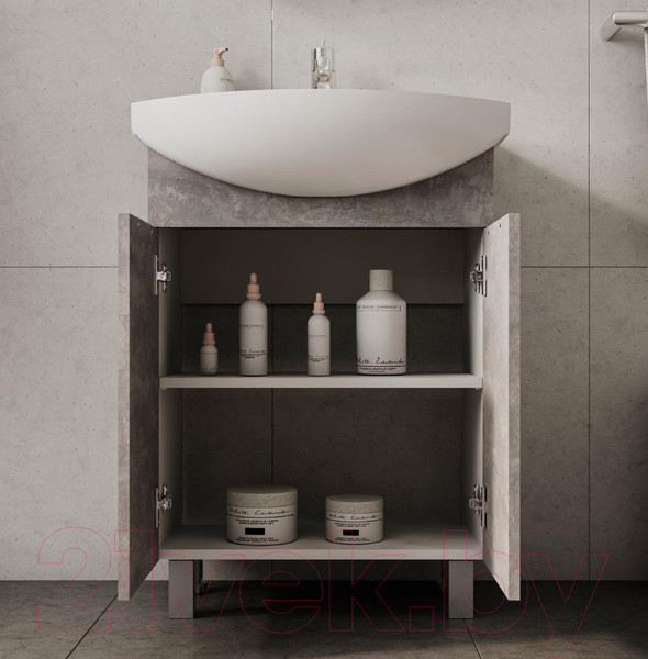 Изображение товара Тумба под умывальник Volna Vario Z.50.2D Рива (напольная)