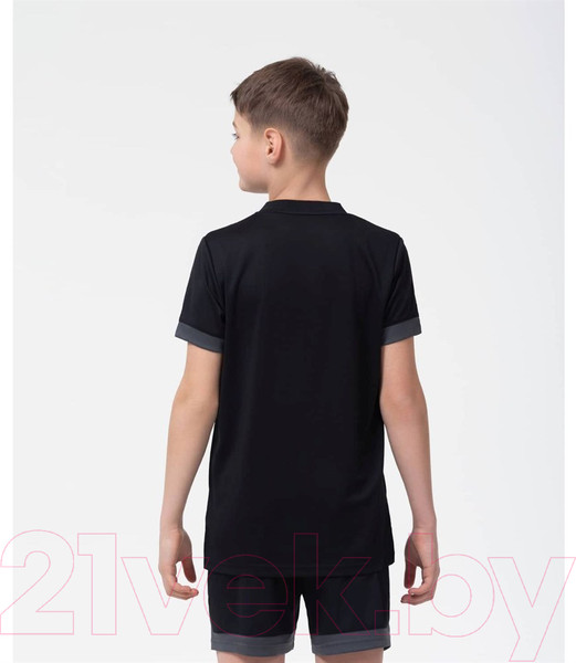 Изображение товара Футболка игровая футбольная Jogel Division PerFormDRY Union Jersey (L, черный/темно-серый/белый)