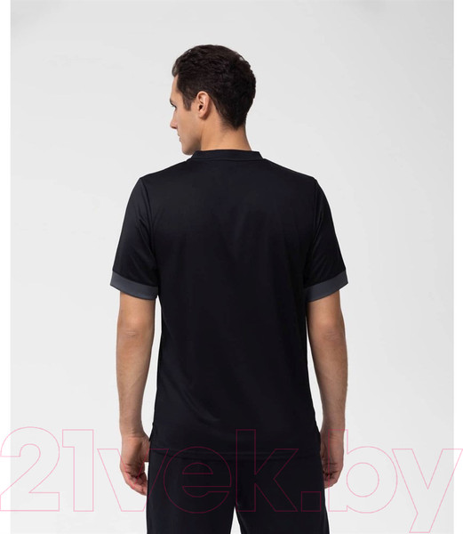 Изображение товара Футболка игровая футбольная Jogel Division PerFormDRY Union Jersey (L, черный/темно-серый/белый)