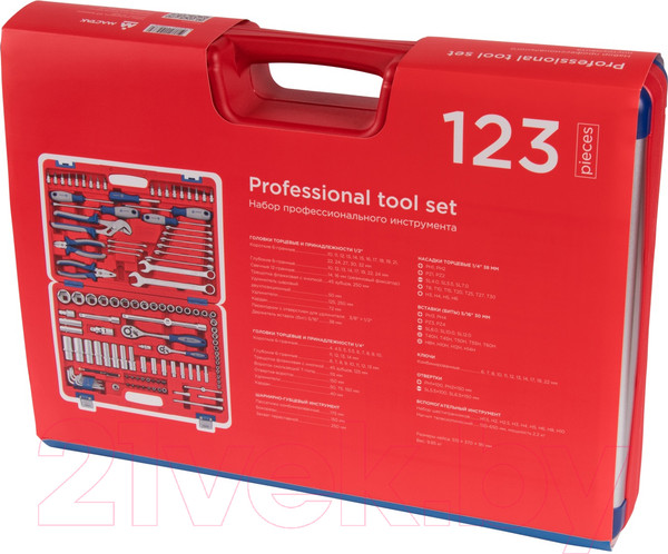 Изображение товара Универсальный набор инструментов Мастак 01-123C