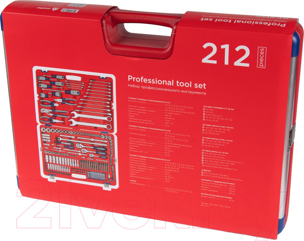 Изображение товара Универсальный набор инструментов Мастак 01-212C