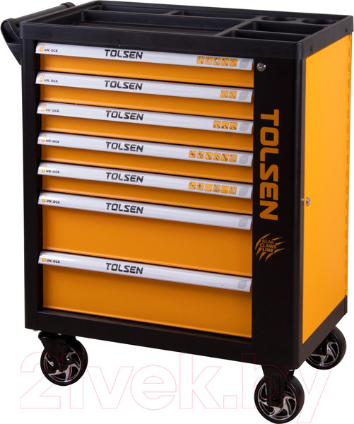 Изображение товара Универсальный набор инструментов Tolsen TT85412 (с тележкой)