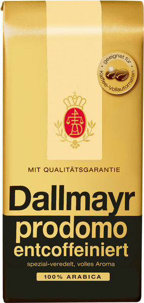 Изображение товара Кофе в зернах Dallmayr Prodomo Entcoffeiniert (500г)