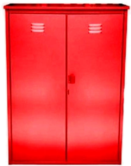 Изображение товара Шкаф для газового баллона Петромаш 2x50л (красный)