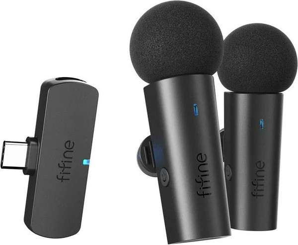 Изображение товара Радиосистема микрофонная Fifine M8 (черный)