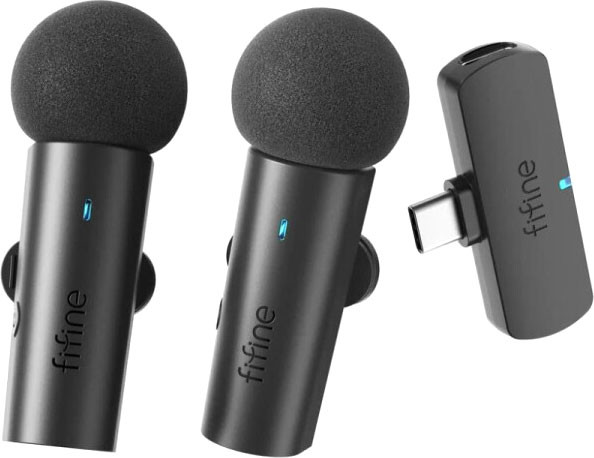 Изображение товара Радиосистема микрофонная Fifine M8 (черный)