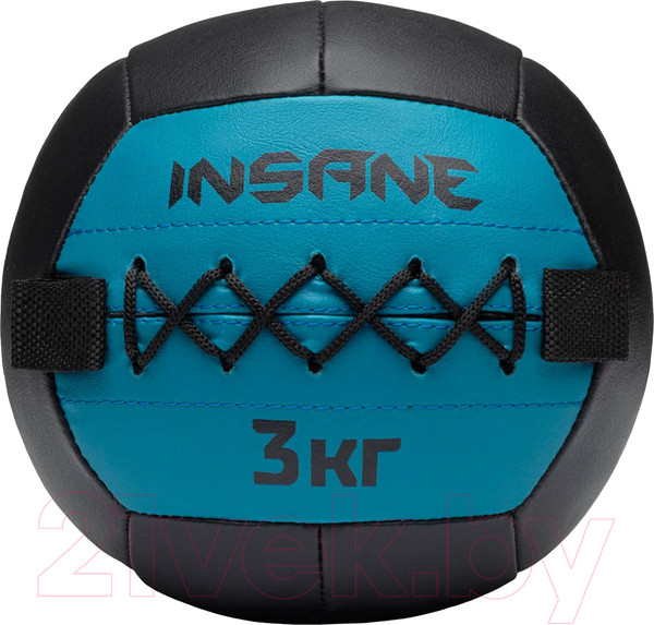 Изображение товара Медицинбол Insane IN24-WB100 (3кг, голубой)