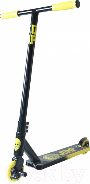 Изображение товара Самокат трюковый Ateox Jump 2024 100 mm AL HIC / JUMP-BK/Y (3.5кг, черный/желтый, с пегами)