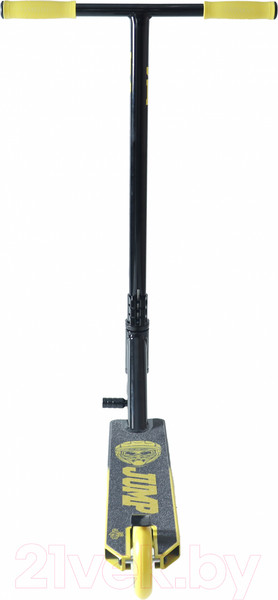 Изображение товара Самокат трюковый Ateox Jump 2024 100 mm AL HIC / JUMP-BK/Y (3.5кг, черный/желтый, с пегами)