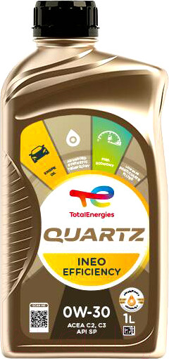 Изображение товара Моторное масло Total Quartz Ineo Efficency 0W30 / 228161 (1л)