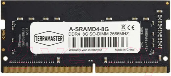 Изображение товара Оперативная память DDR4 TerraMaster 8Gb / A-SRAMD4-8G