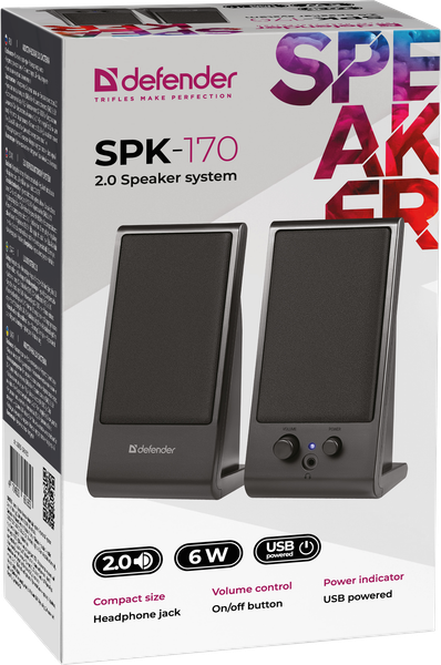 Изображение товара Мультимедиа акустика Defender SPK 170 / 65165