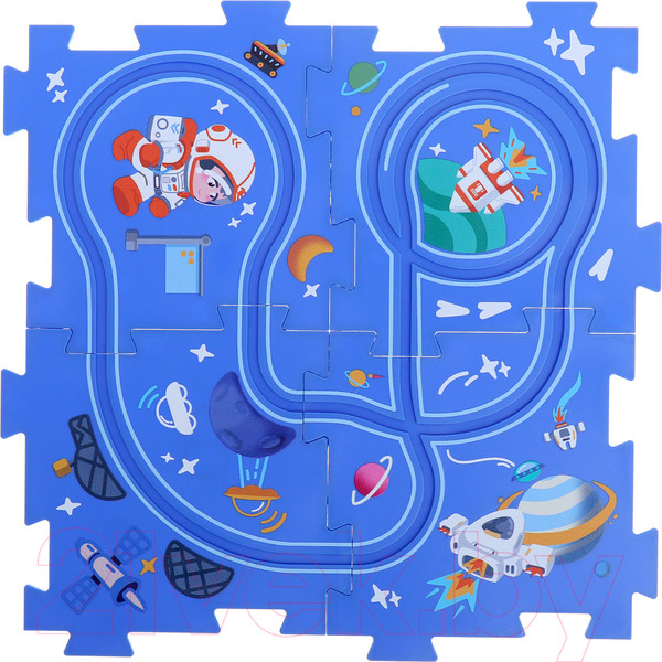Изображение товара Автотрек Автоград Трек-пазл. Приключения в космосе XDL588-23 / 10323729