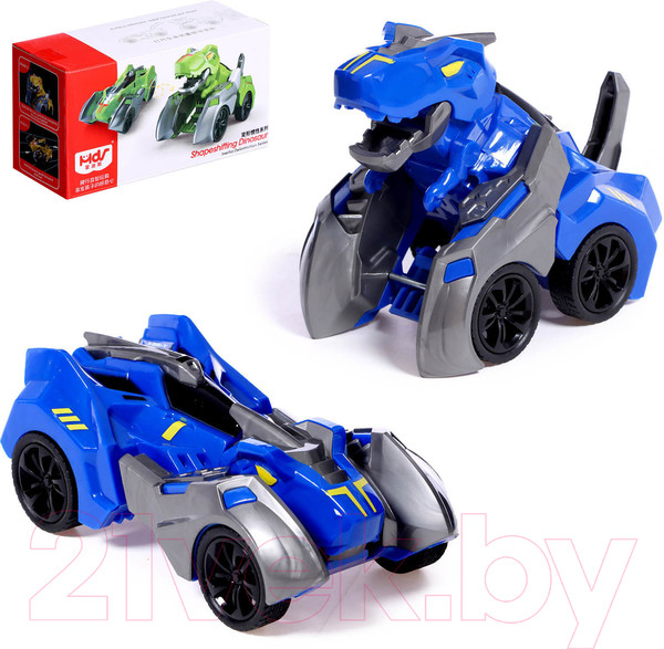 Изображение товара Игрушка-трансформер Sima-Land Раптор 333-8A / 10638875 (синий)