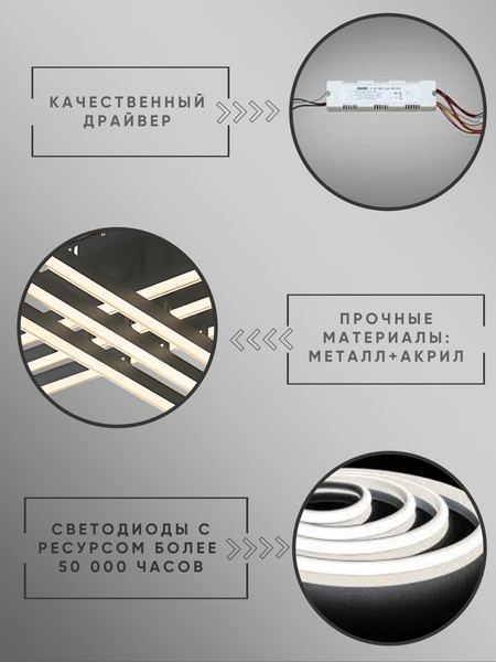 Изображение товара Люстра Aitin-Pro YH1038/8 (черный)
