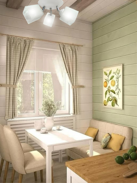 Изображение товара Люстра Aitin-Pro НПБ 02-3x60-102 / 7009/3 (белый)