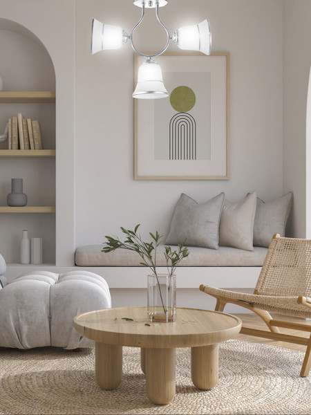 Изображение товара Люстра Aitin-Pro НПБ 02-3х60-101 / MH22964/3 (хром)